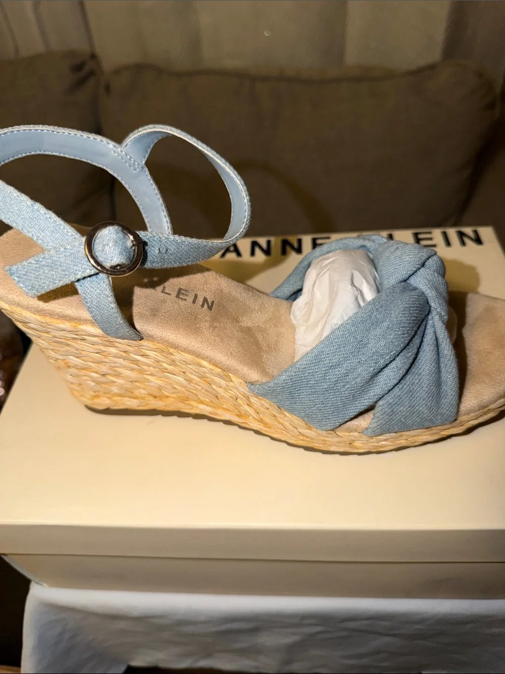 Anne Klein knotted denim